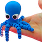 Pulpo Articulado Impreso En 3d - Miniatura 1