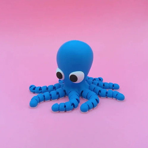 Pulpo Articulado Impreso En 3d - Foto 2