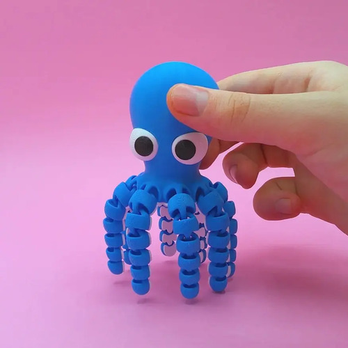 Pulpo Articulado Impreso En 3d - Foto 3