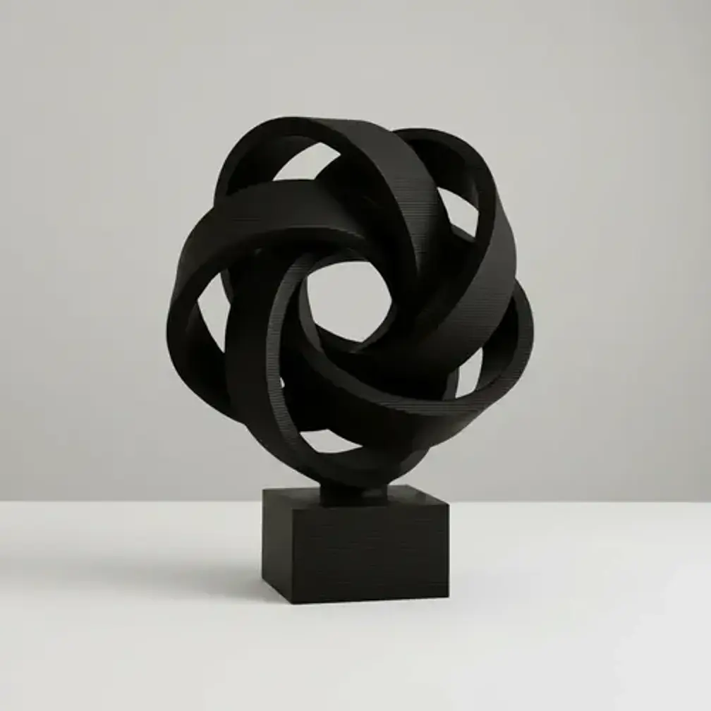 Escultura De Cinta Infinita- Decoración 5