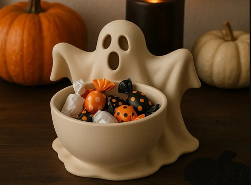 Decoración Halloween - Tazón Fantasma - Foto 2