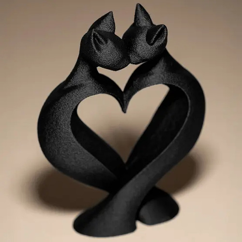 Figura Decorativa De Gatos - Foto 3