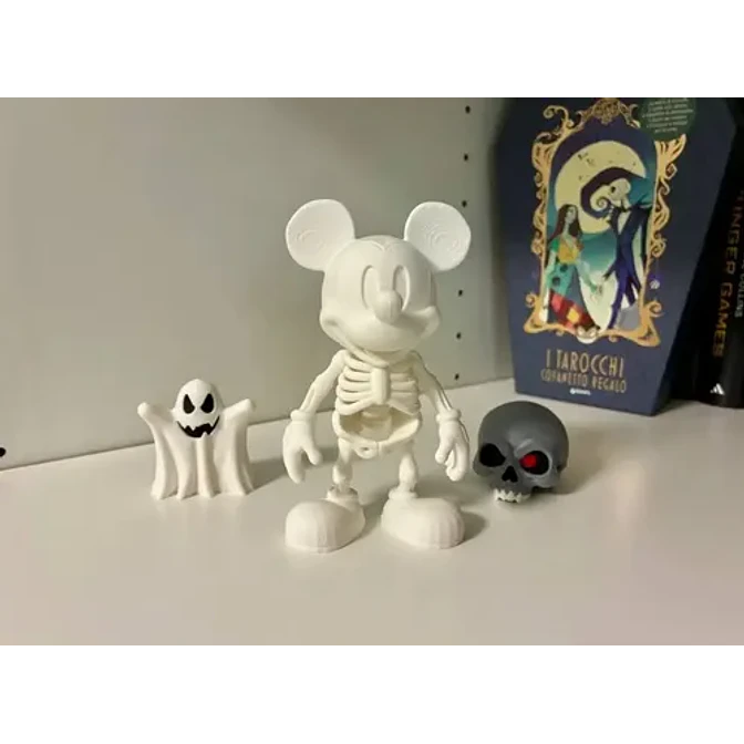 Figura - Mickey Mouse Esqueleto 3