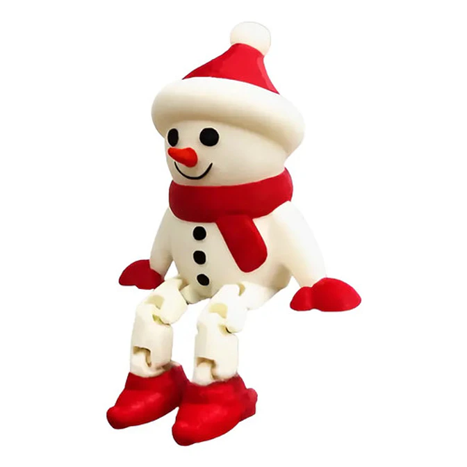 Muñeco De Nieve Articulado Decoración Navidad 1