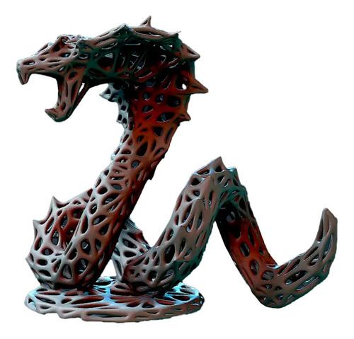 Decoración Voronoi - Cobra
