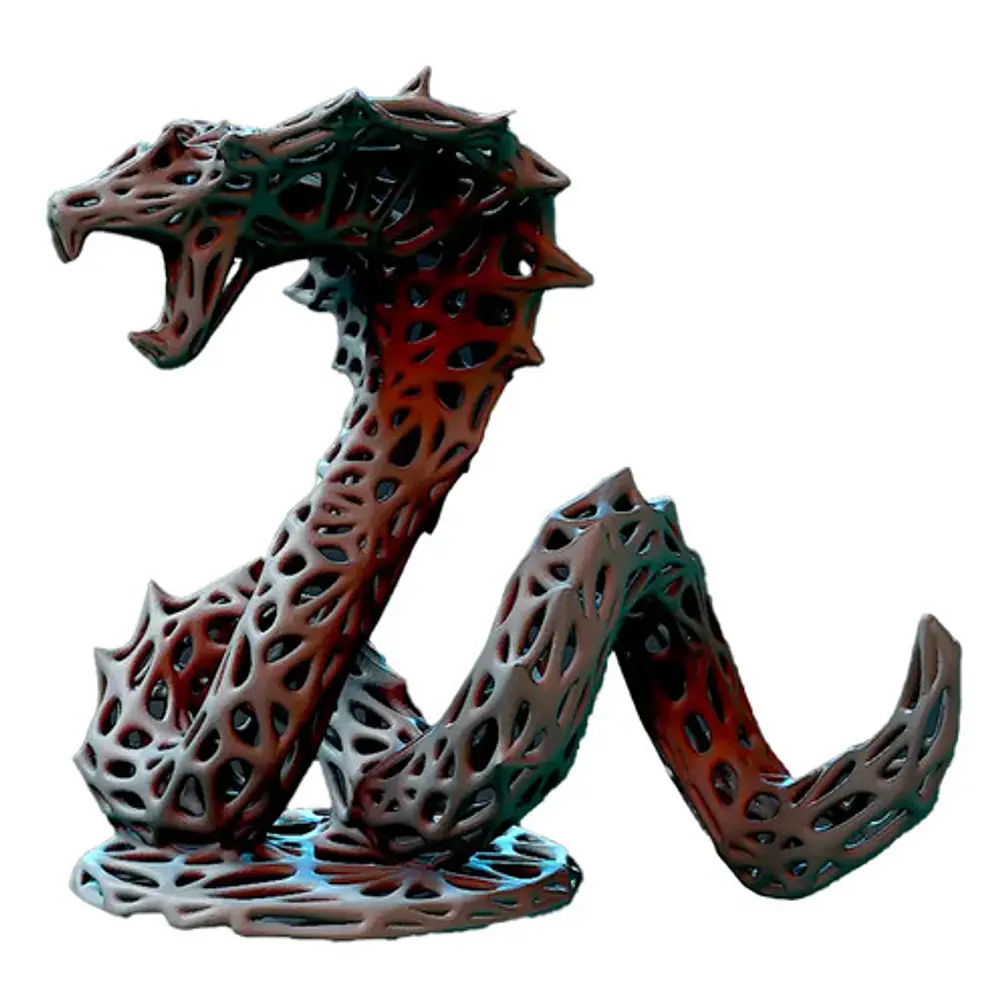 Decoración Voronoi - Cobra 1