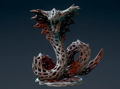 Decoración Voronoi - Cobra - Foto 2