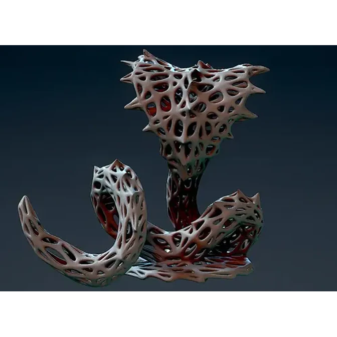 Decoración Voronoi - Cobra 3