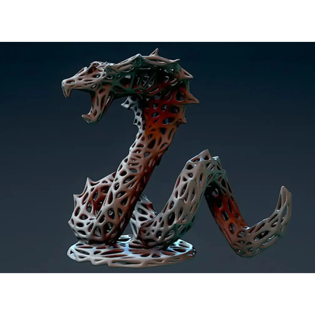 Decoración Voronoi - Cobra 4