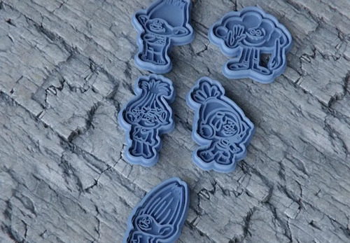 Cortador De Galletas - Trolls (pack 5 Unidades) - Foto 3