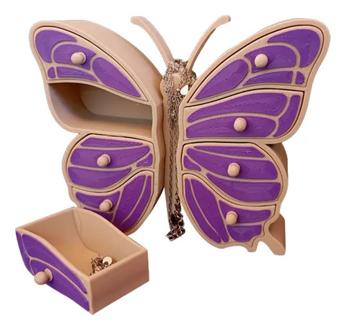 Joyero Con Cajón De Mariposa