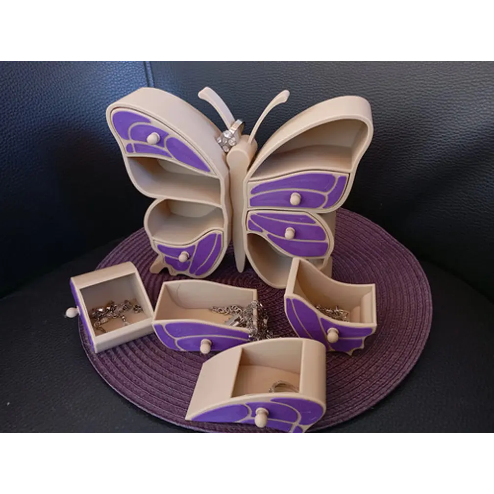 Joyero Con Cajón De Mariposa 4