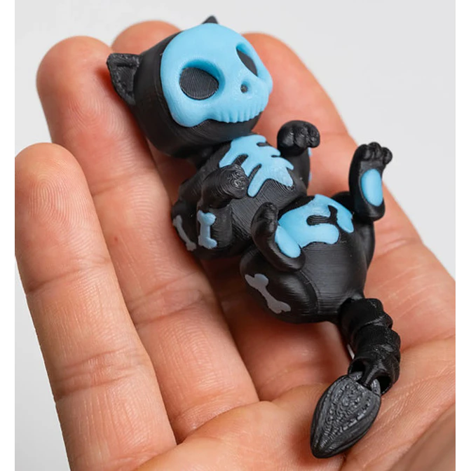 Mini Figura - Gato Esqueleto 4