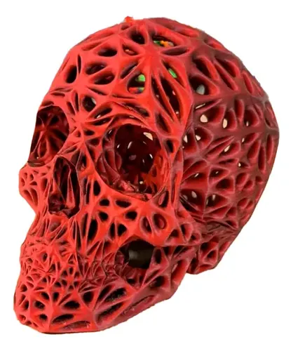 Decoración Voronoi - Cráneo
