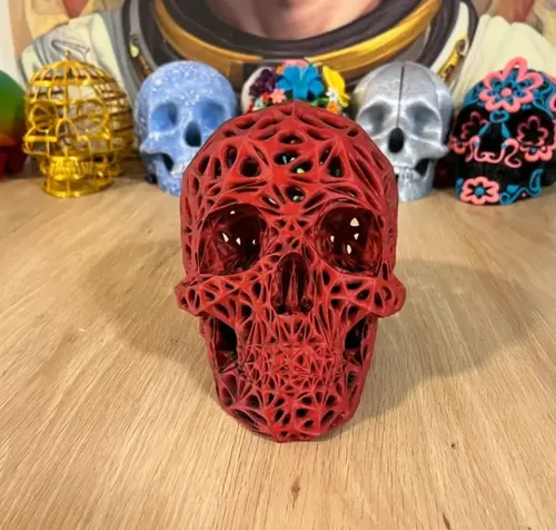 Decoración Voronoi - Cráneo - Foto 3
