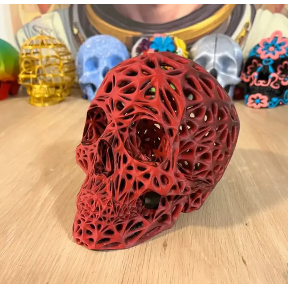 Decoración Voronoi - Cráneo 4