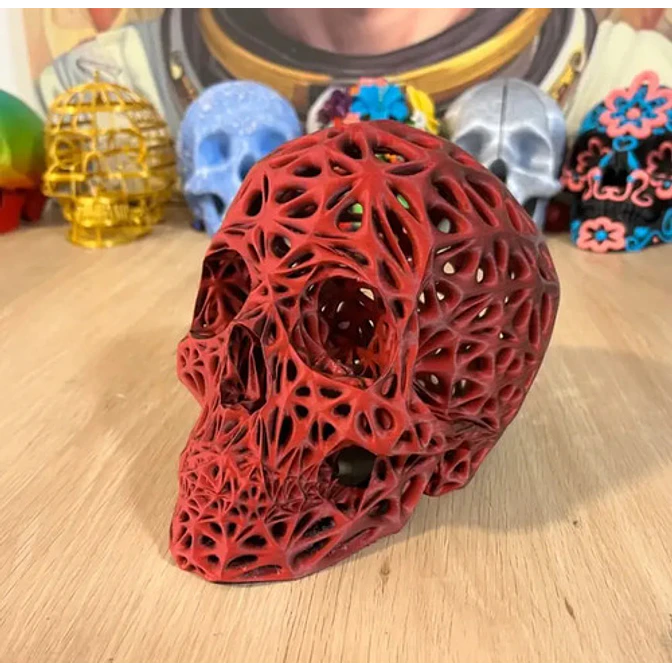 Decoración Voronoi - Cráneo 4