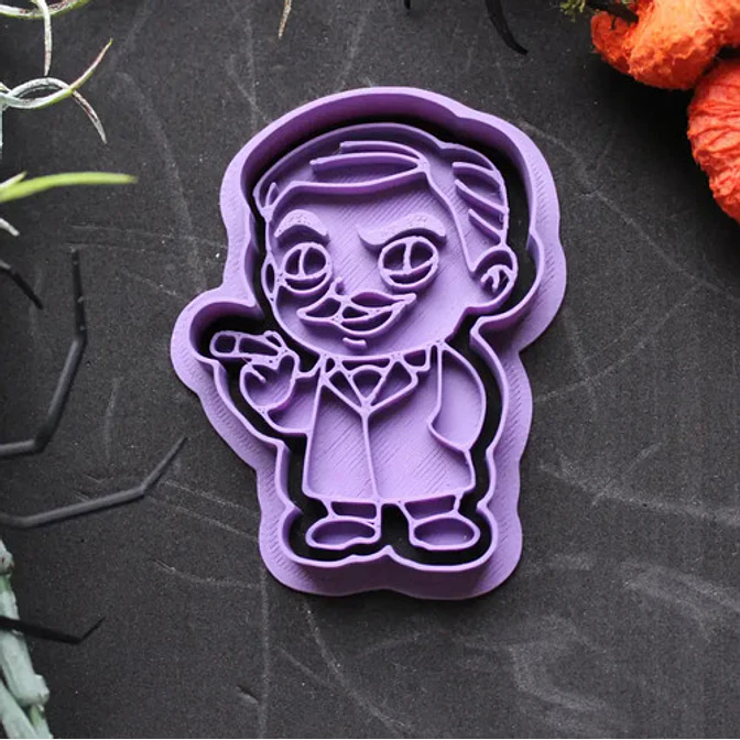 Cortador De Galleta - Familia Addams (pack 6 Un) 7