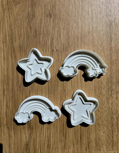 Cortador De Galletas -arcoíris Y Estrella (pack 4 Un) - Foto 2