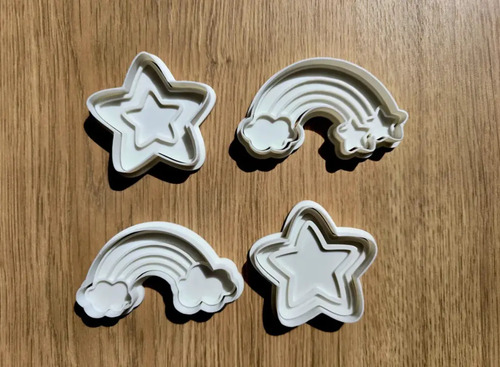 Cortador De Galletas -arcoíris Y Estrella (pack 4 Un) - Foto 4