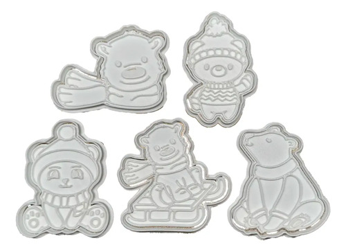 Cortador De Galleta - Osos (pack 5 Un)