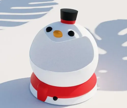 Cuenco Para Dulces Navidad - Muñeco De Nieve - Foto 3