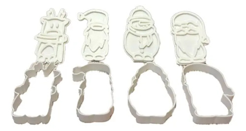 Cortador De Galletas - Navideño (pack 4 Un)