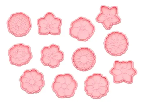 Cortador De Galletas - Flores (pack 12 Un)