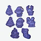 Cortadores De Galletas Navideño Kawaii (pack 8) - Miniatura 1