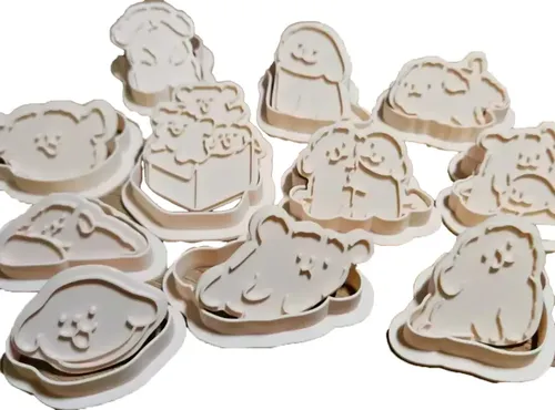 Cortador De Galletas - Perros Tiernos (pack 11 Un)