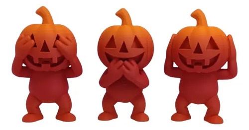 Tres Calabazas - Decoración Halloween