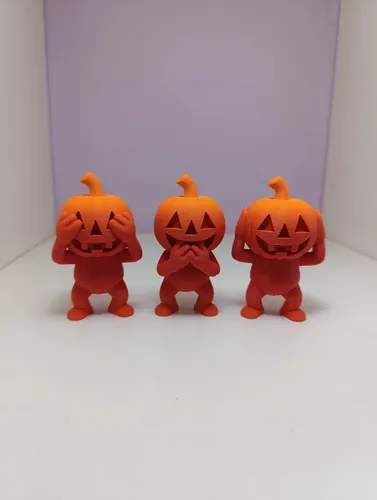 Tres Calabazas - Decoración Halloween - Foto 2