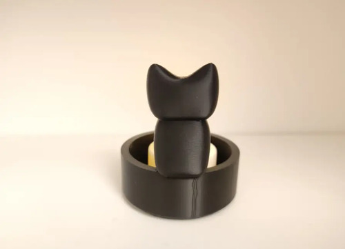 Portavelas Con Forma De Gato - Foto 3