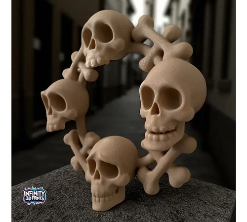 Corona De Calaveras - Halloween - Foto 2