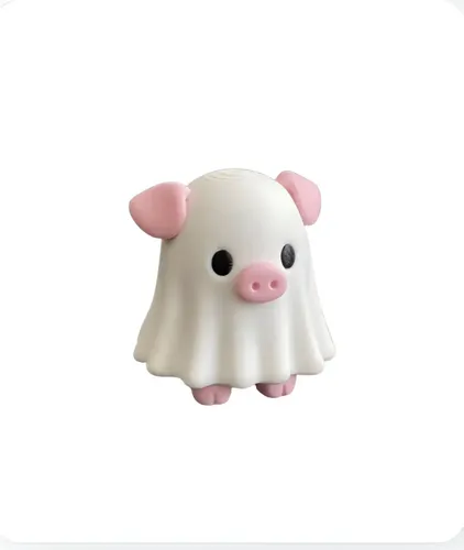 Minicerdo Fantasma- Decoración Halloween