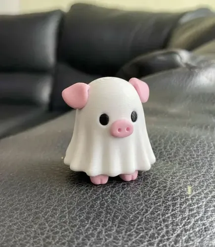 Minicerdo Fantasma- Decoración Halloween - Foto 2