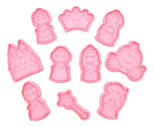 Cortador De Galletas - Princesa (pack 10 Un)