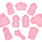 Cortador De Galletas - Princesa (pack 10 Un) - Miniatura 1