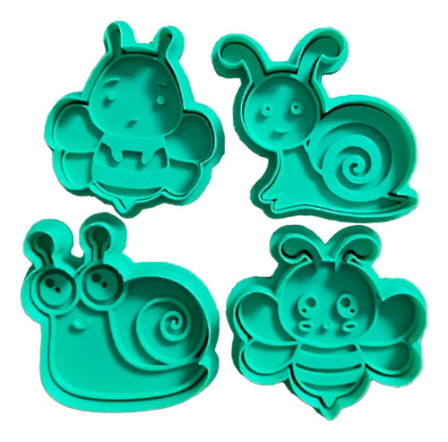 Cortador De Galletas - Insectos (pack 4 Un)