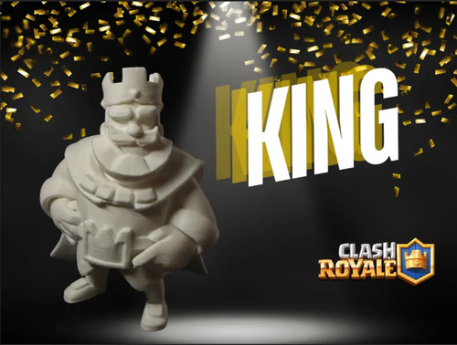 Figura Decorativa El Rey (clash Royale) - Foto 3