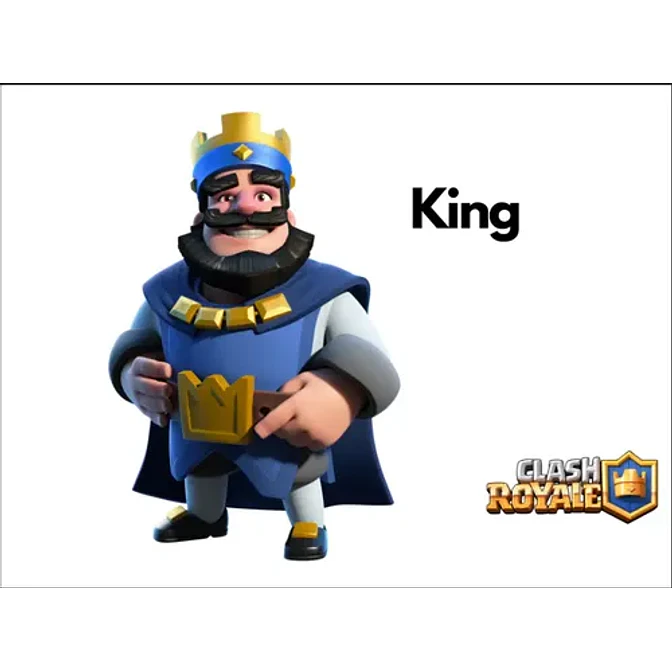 Figura Decorativa El Rey (clash Royale) 4