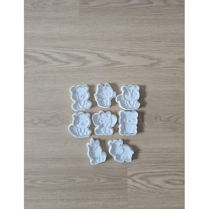 Cortador De Galletas - Animales Lindos (pack 8 Un) 3