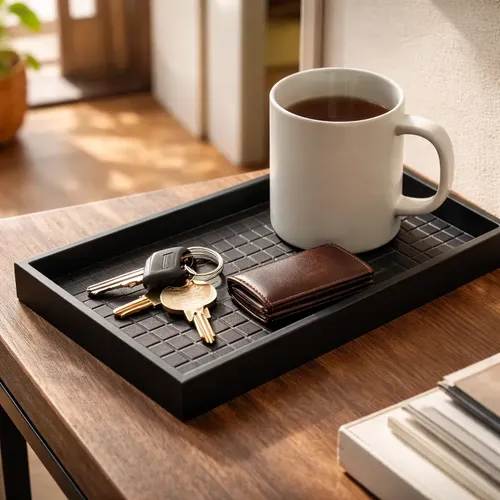 Bandeja Organizador De Mesa Para Llaves U Objetos - Foto 2