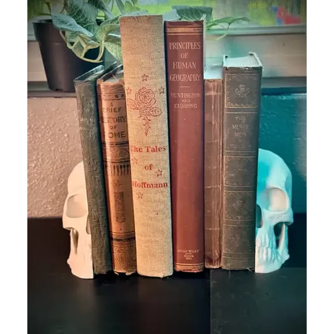 Sujeta Libros - Calavera 3