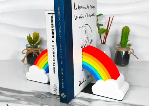 Sujeta Libros - Arcoiris - Foto 2