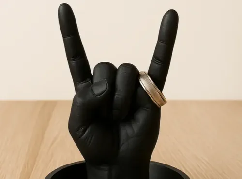 Soporte  De Mano Para Anillos - Foto 2