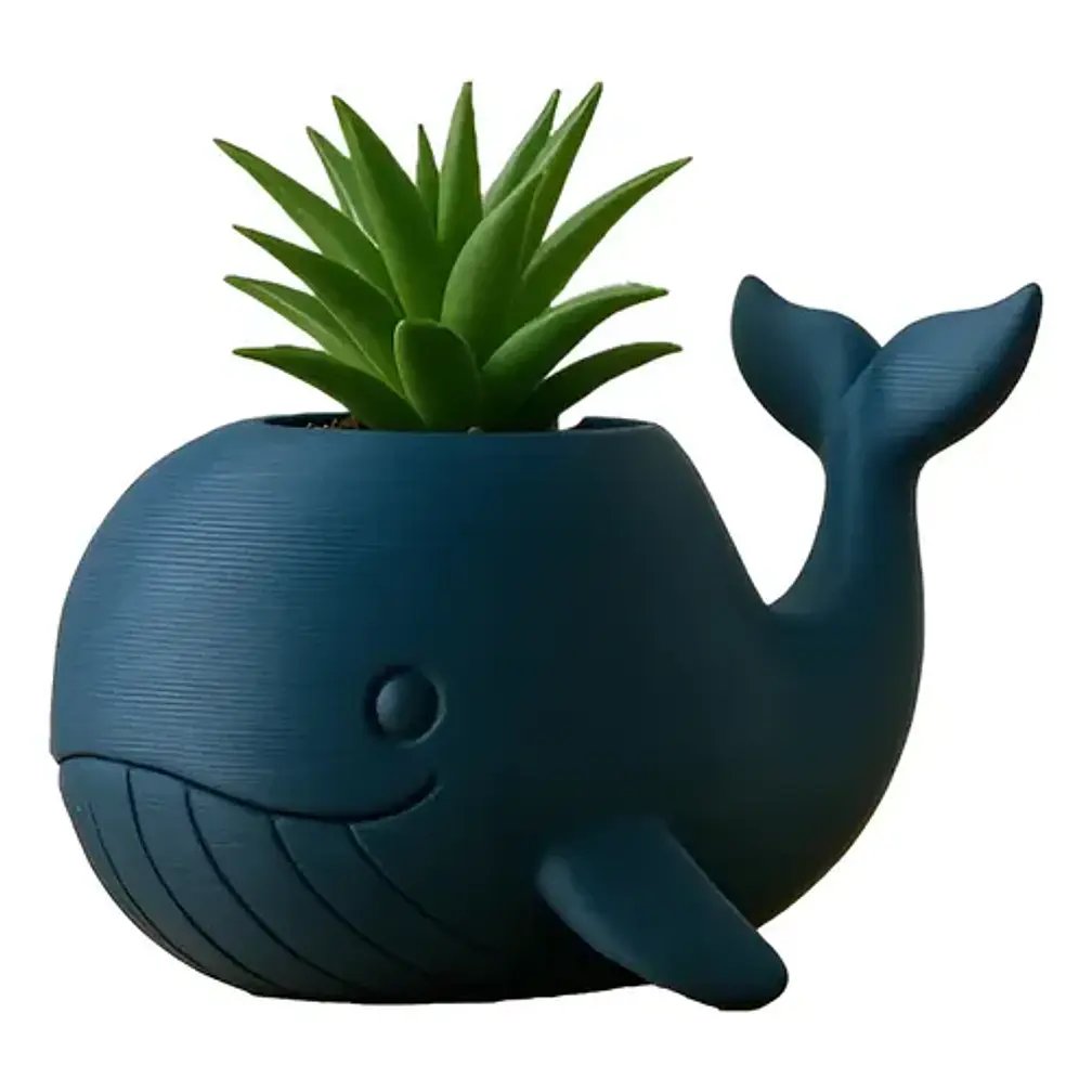 Macetero Con Forma De Ballena 1