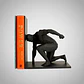 Sujetalibros Hombre Polígono Decorativo Negro - Miniatura 6