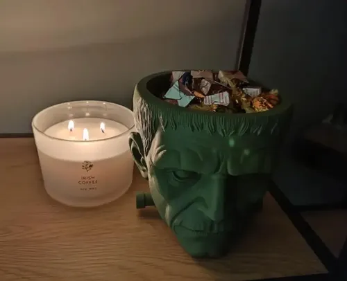 Decoración Cuenco Para Dulces Halloween - Frankenstein - Foto 3