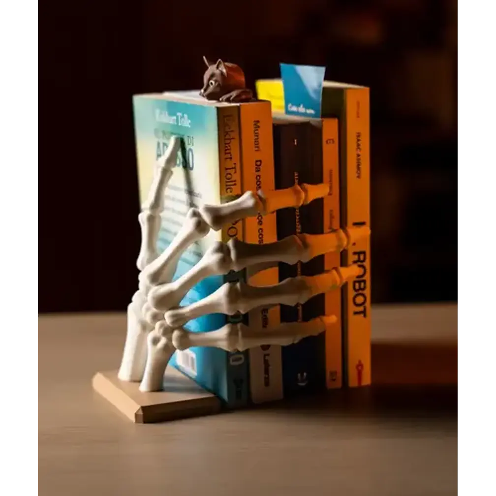 Decoración Sujeta Libros - Mano Esqueleto 3